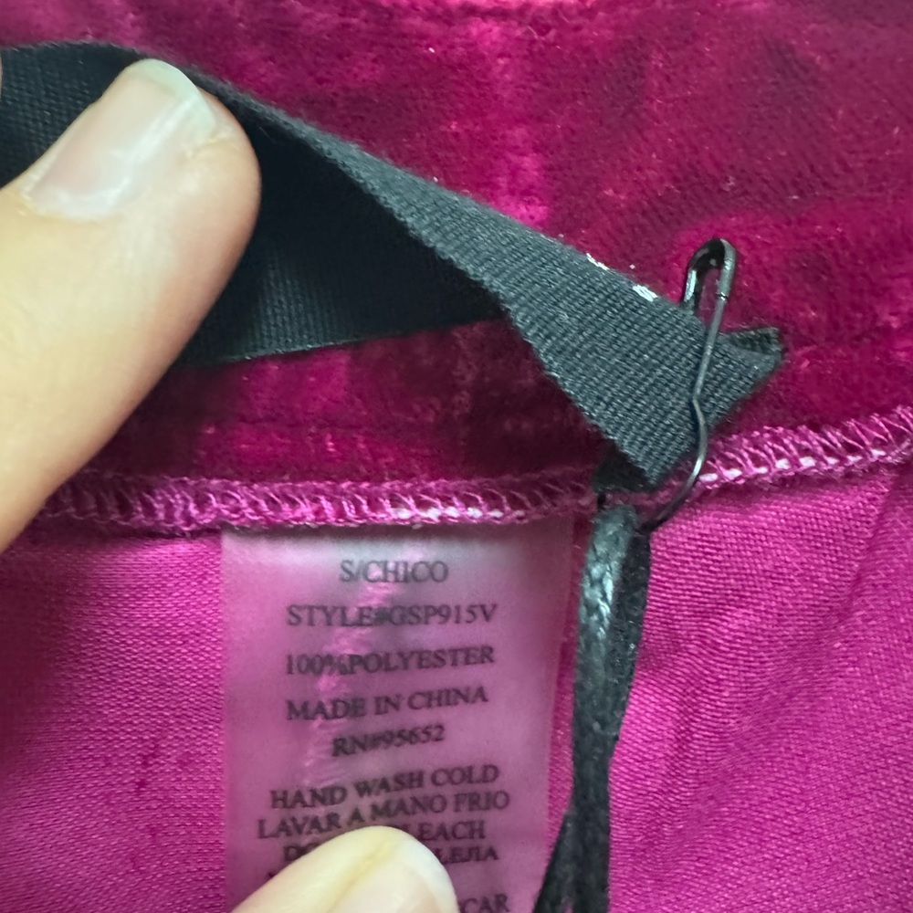 Know One Cares Velvet Pants - Picture 4 of 5